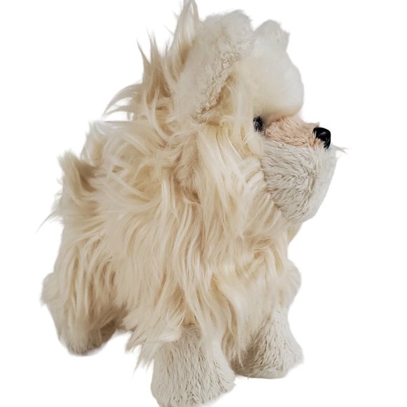 American Girl Doll White Dog Puppy Pomeranian Plush Stuffed Animal Posable Legs - Picture 6 of 10